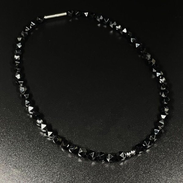 画像11: ワイルドに決まるパワーストーン  浮彫皇帝龍本水晶プレート  20面カットオニキス  磁気ヘマタイト  ネックレス  こだわり  URn14  ギフト  / 誕プレ 魔除け 運気向上 お揃い クリスマスプレゼント お祝  高品質 / 京海堂