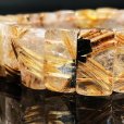 画像3: 現品一点物  18－19ミリ  タイガールチル  バングル  虎目金針水晶  65g  数珠  Tirb10  開運セット付  / 誕プレ 魔除け 運気向上 お揃い プレゼント お祝  高品質 / 京海堂