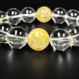 画像2: 金銭を呼び込む数珠  金針水晶  ゴールドルチル  本水晶  クリスタル  ブレス   12ミリ  4月  誕生石  天然石  運気上昇  厄払い  お守り  パワーストーン  開運  金運  誕生日  ギフト  贈り物    Suir1  / 誕プレ 魔除け 運気向上 お揃い プレゼント お祝  高品質 / 京海堂 (2)