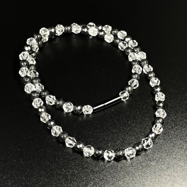 画像6: キラキラがたまらない  カットヘマタイトスターカットクリスタル  磁気  ネックレス  jn27  / 誕プレ 魔除け 運気向上 お揃い プレゼント お祝  高品質 / 京海堂