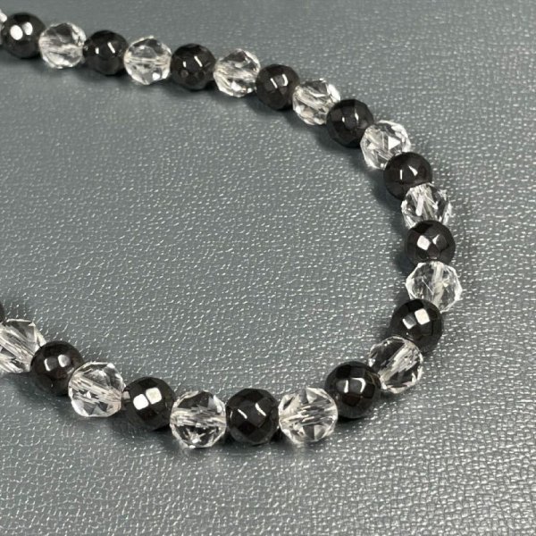 画像8: キラキラがたまらない  カットヘマタイトスターカットクリスタル  磁気  ネックレス  jn27  / 誕プレ 魔除け 運気向上 お揃い プレゼント お祝  高品質 / 京海堂