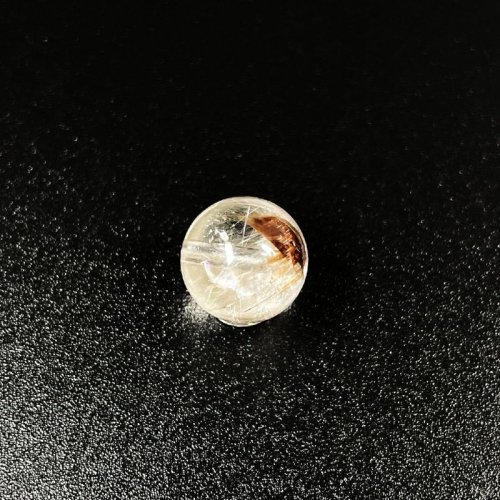 別のアングル写真3: ☆おすすめ 10ミリ  一点物  1粒売り  プラチナルチル  クォーツ  銀針水晶  STU30  / 誕プレ 魔除け 運気向上 お揃い プレゼント お祝  高品質 / 京海堂