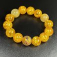 画像4: 成功運数珠  14ミリ  金彫皇帝龍  龍紋石  ドラゴンアゲート  シトリンクラック  ゴールド  ルチルクォーツ  ブレス   ryub40  / 誕プレ 魔除け 運気向上 お揃い クリスマスプレゼント お祝  高品質 / 京海堂 (4)