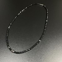 無限の可能性を与える  テラヘルツ  ブラックスピネル  パワーストーン  ネックレス  スポーツ選手も愛用  TBn2  / 誕プレ 魔除け 運気向上 お揃い プレゼント お祝  高品質 / 京海堂