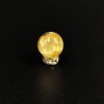 画像9: キャッツアイの輝き  一点物  9ミリ  1粒売り  太陽放射ルチル  金針水晶  PKH2  天然石  お守り  ビーズ  / 誕プレ 魔除け 運気向上 お揃い プレゼント お祝  高品質 / 京海堂 (9)