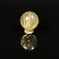 画像1: 【鋭い金針がカッコいい】ゴールドルチルクォーツ 金針水晶 １２ミリ ＫＹＧ１８ お守り効果 天然石 ギフト 京海堂 (1)
