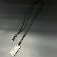 浮彫龍本水晶プレート  スエードコード  ネックレス  URC1  縁起物  運気上昇  に人気  / 誕プレ 魔除け 運気向上 お揃い プレゼント お祝  高品質 / 京海堂