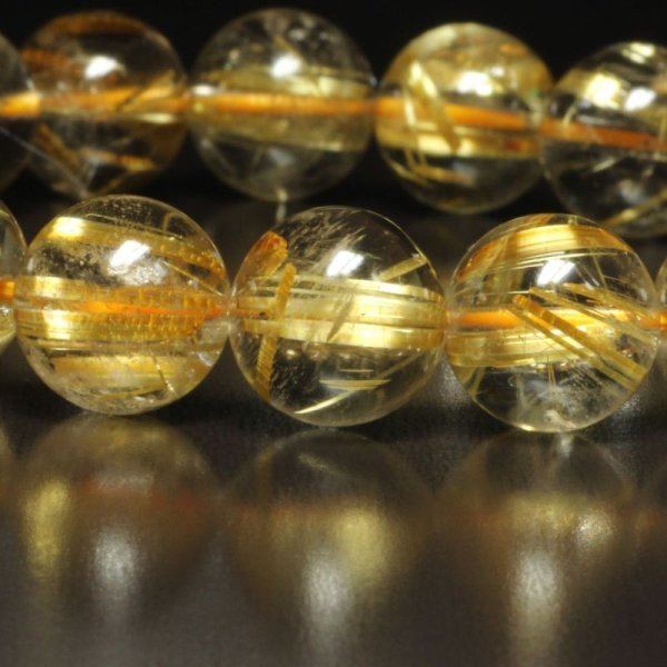 画像4: 虹入り水晶  10ミリ  一点物  ゴールド  タイチンルチル  ブレス   TKR27  お守り効果  大開運セット / 誕プレ 魔除け 運気向上 お揃い クリスマスプレゼント お祝  高品質 / 京海堂