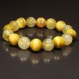 画像8: 閃きを与える数珠  12ミリ  金彫皇帝龍  本水晶  ゴールデンタイガーアイ  ゴールド  ルチルクォーツ  ブレス   誕生日  ギフト  ryub45  / 誕プレ 魔除け 運気向上 お揃い クリスマスプレゼント お祝  高品質 / 京海堂 (8)