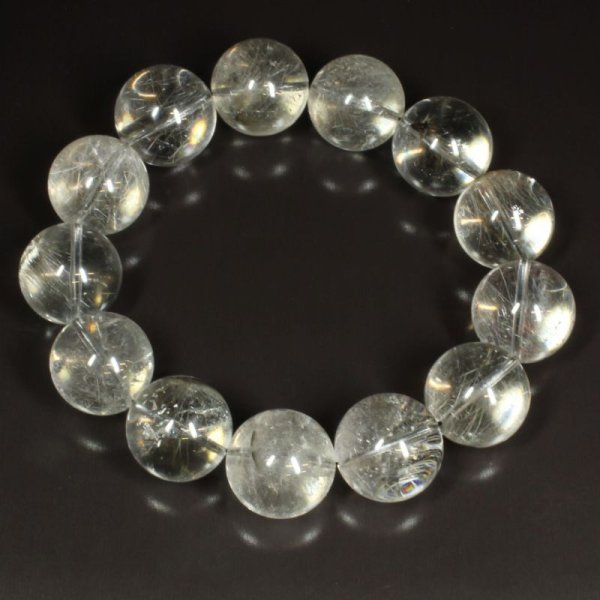 画像4: ブルッカイトと虹が融合する   18ミリ  一点物  プラチナルチル  ブレス   107g  gPr19  大開運セット付  水晶  お守り効果  商品動画あり  / 誕プレ 魔除け 運気向上 お揃い プレゼント お祝  高品質 / 京海堂