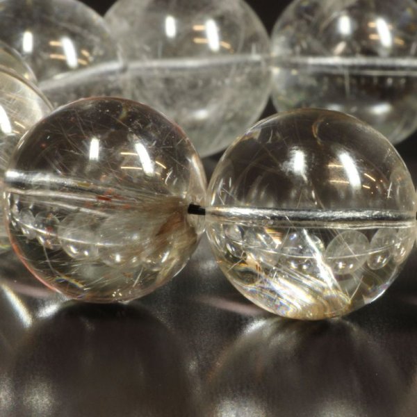 画像16: ブルッカイトと虹が融合する   18ミリ  一点物  プラチナルチル  ブレス   107g  gPr19  大開運セット付  水晶  お守り効果  商品動画あり  / 誕プレ 魔除け 運気向上 お揃い プレゼント お祝  高品質 / 京海堂