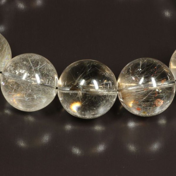 画像9: ブルッカイトと虹が融合する   18ミリ  一点物  プラチナルチル  ブレス   107g  gPr19  大開運セット付  水晶  お守り効果  商品動画あり  / 誕プレ 魔除け 運気向上 お揃い プレゼント お祝  高品質 / 京海堂