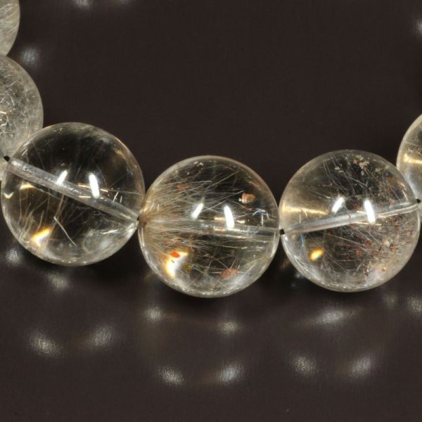 画像8: ブルッカイトと虹が融合する   18ミリ  一点物  プラチナルチル  ブレス   107g  gPr19  大開運セット付  水晶  お守り効果  商品動画あり  / 誕プレ 魔除け 運気向上 お揃い プレゼント お祝  高品質 / 京海堂