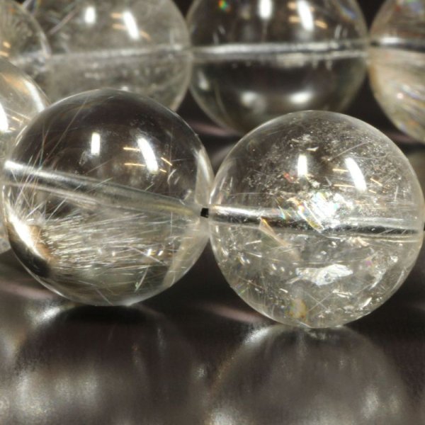 画像22: ブルッカイトと虹が融合する   18ミリ  一点物  プラチナルチル  ブレス   107g  gPr19  大開運セット付  水晶  お守り効果  商品動画あり  / 誕プレ 魔除け 運気向上 お揃い プレゼント お祝  高品質 / 京海堂