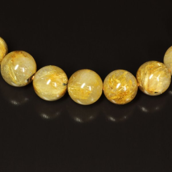 画像7: 濃密に内包する金針がアツイ  10ミリ  一点物  ゴールドルチル  ブレス   GR29  商品動画あり  水晶のお守り効果  ギフト  / 誕プレ 魔除け 運気向上 お揃い クリスマスプレゼント お祝  高品質 / 京海堂