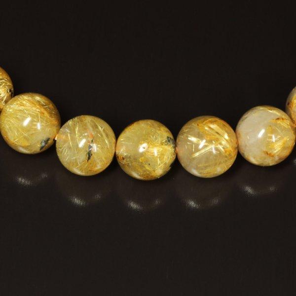 画像10: 濃密に内包する金針がアツイ  10ミリ  一点物  ゴールドルチル  ブレス   GR29  商品動画あり  水晶のお守り効果  ギフト  / 誕プレ 魔除け 運気向上 お揃い クリスマスプレゼント お祝  高品質 / 京海堂