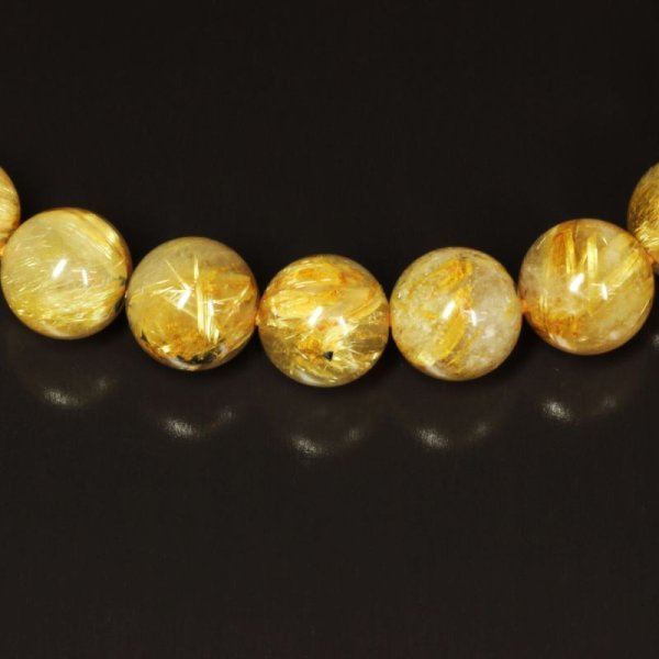 画像8: 濃密に内包する金針がアツイ  10ミリ  一点物  ゴールドルチル  ブレス   GR29  商品動画あり  水晶のお守り効果  ギフト  / 誕プレ 魔除け 運気向上 お揃い クリスマスプレゼント お祝  高品質 / 京海堂