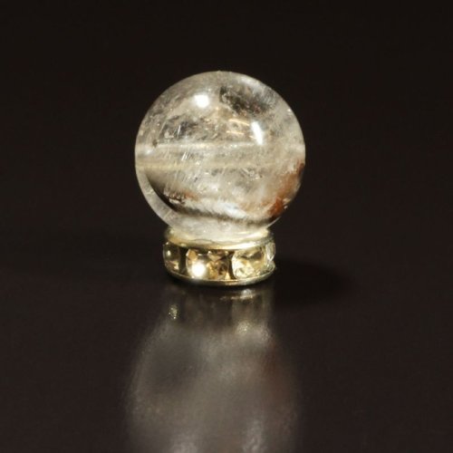 別のアングル写真3: ブルッカイト・レインボー・オーロラが美しい  11ミリ  一点物  粒売り  プラチナルチル  貫通穴有  Pt75  経営者の御守り  贈り物   /プレゼント お祝 高品質 / 京海堂