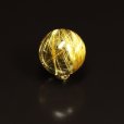 画像2: 最高峰の品質  16ミリ  一点物  1粒売り  ゴールドルチル  クォーツ  パワー充填の座布団付 SPR23  金針水晶  お守り効果  必勝祈願  贈り物   /プレゼント お祝 高品質 / 京海堂 (2)