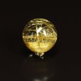 画像5: 最高峰の品質  16ミリ  一点物  1粒売り  ゴールドルチル  クォーツ  パワー充填の座布団付 SPR23  金針水晶  お守り効果  必勝祈願  贈り物   /プレゼント お祝 高品質 / 京海堂