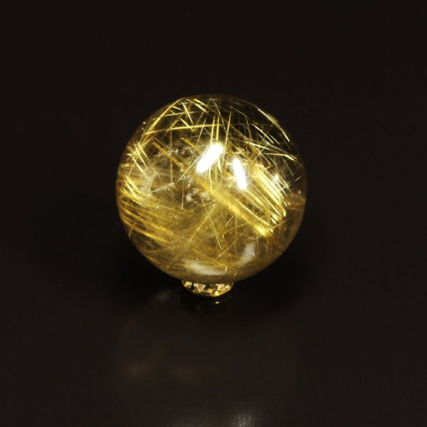 画像5: お買い得  17ミリ  一点物  1粒売り  ゴールドルチル  パワー充填の赤座布団  祈願桐箱付  SgT12  金針水晶  お守り効果  ギフト  / 誕プレ 魔除け 運気向上 お揃い プレゼント お祝  高品質 / 京海堂