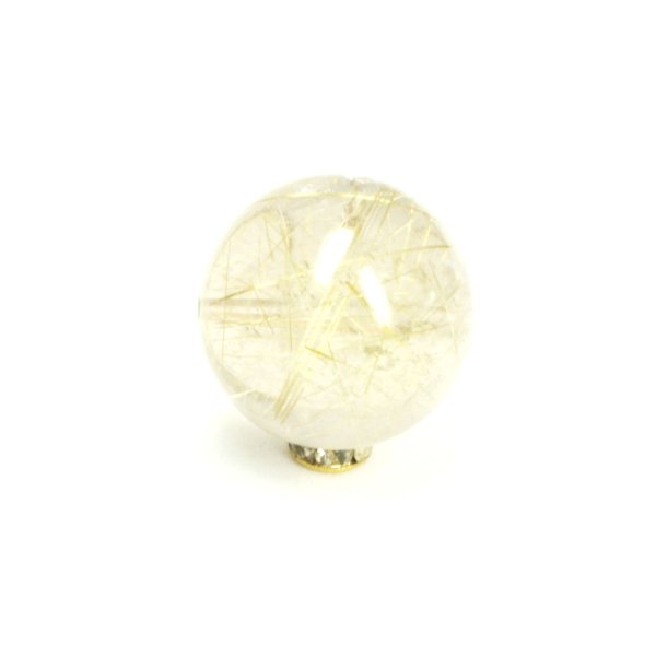 画像6: 無数のルチルと虹が輝く  16ミリ  一点物  1粒売り  ゴールドルチル  クォーツ  パワー充填の座布団付 SPR28  金針水晶  お守り効果  ギフト  / 誕プレ 魔除け 運気向上 お揃い クリスマスプレゼント お祝  高品質 / 京海堂