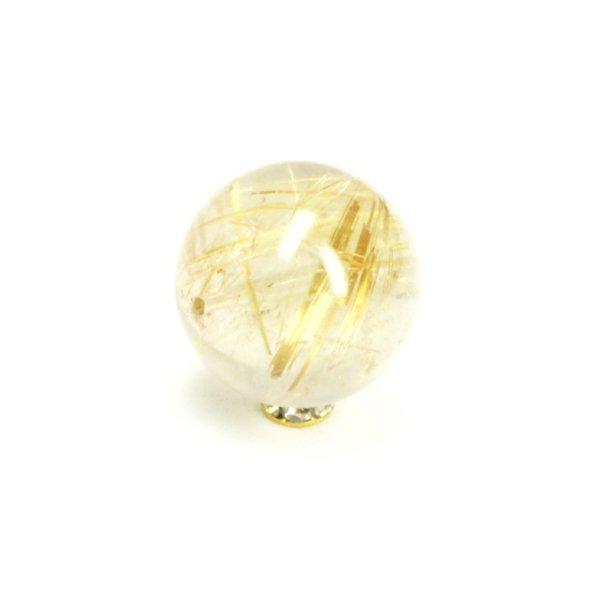 画像5: 透明度抜群で虹が素敵  17ミリ  一点物  1粒売り  ゴールドルチル  パワー充填の座布団付 SPR24  金針水晶  お守り効果  必勝祈願  贈り物   /プレゼント お祝 高品質 / 京海堂