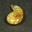 画像7: 金運を引き寄せる  一点物  ゴールドタイチンルチル  勾玉  Mr130  金針水晶  お守り効果  力が宿る  天然石  パワーストーン  贈り物   /プレゼント お祝 高品質 / 京海堂