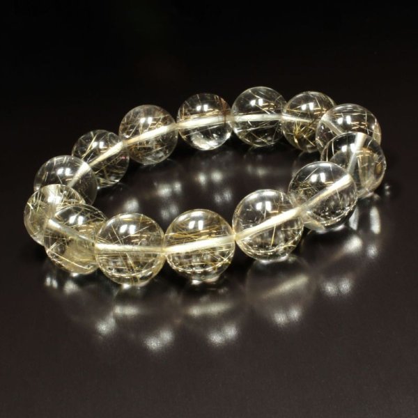 画像3: 虹入り銀針水晶  16ミリ  一点物  シルバールチル  ブレス   86g  Sir19  開運セット付  商品動画あり  水晶のお守り効果  贈答品  ギフト  / 誕プレ 魔除け 運気向上 お揃い クリスマスプレゼント お祝  高品質 / 京海堂