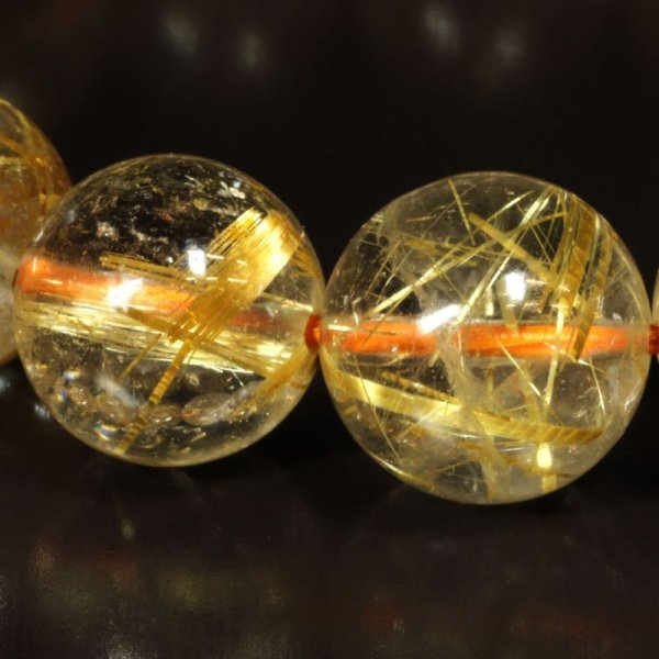 画像9: 虹入り水晶が神秘的  11ミリ  一点物  ゴールド  タイチンルチル  ブレス   37g  GTR20  開運セット付  商品動画あり  金針水晶のお守り効果  ギフト  / 誕プレ 魔除け 運気向上 お揃い クリスマスプレゼント お祝  高品質 / 京海堂