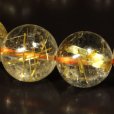 画像8: 虹入り水晶が神秘的  11ミリ  一点物  ゴールド  タイチンルチル  ブレス   37g  GTR20  開運セット付  商品動画あり  金針水晶のお守り効果  ギフト  / 誕プレ 魔除け 運気向上 お揃い プレゼント お祝  高品質 / 京海堂