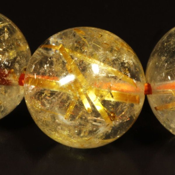 画像6: 虹入り水晶が神秘的  11ミリ  一点物  ゴールド  タイチンルチル  ブレス   37g  GTR20  開運セット付  商品動画あり  金針水晶のお守り効果  ギフト  / 誕プレ 魔除け 運気向上 お揃い クリスマスプレゼント お祝  高品質 / 京海堂