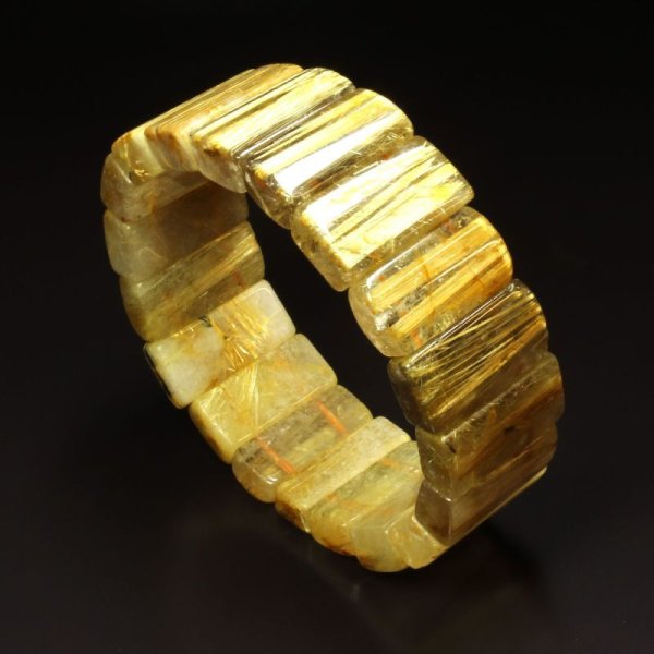 画像11: 圧倒する存在感  23mm  一点物  ゴールド  タイチンルチル  バングル  89g  TB23  開運セット  商品動画あり  最強金運  金針水晶のお守り効果  贈答品  ギフト  / 誕プレ 魔除け 運気向上 お揃い クリスマスプレゼント お祝  高品質 / 京海堂