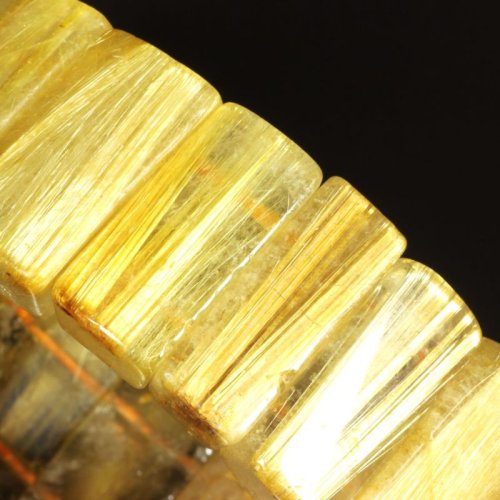 別のアングル写真2: 圧倒する存在感  23mm  一点物  ゴールド  タイチンルチル  バングル  89g  TB23  開運セット  商品動画あり  最強金運  金針水晶のお守り効果  贈答品  ギフト  / 誕プレ 魔除け 運気向上 お揃い プレゼント お祝  高品質 / 京海堂