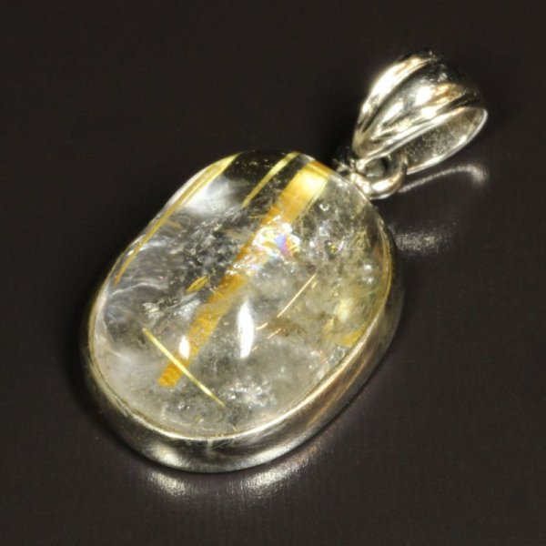 画像4: 揺るぎない芯がある！  一点物  レインボータイチンルチル  ペンダント  SV925  GTK16  ケース付  虹入り金針水晶のお守り効果  ギフト  贈り物    / 誕プレ 魔除け 運気向上 お揃い クリスマスプレゼント お祝  高品質 / 京海堂