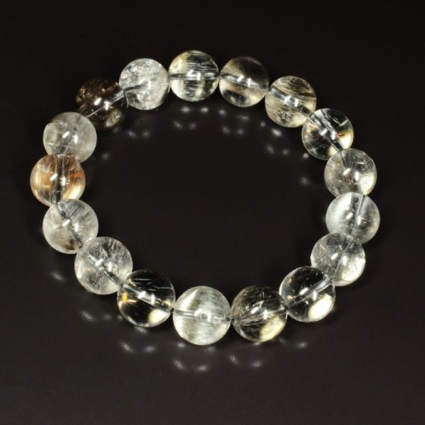 画像9: 独特のオーラが広がる世界  11ミリ  一点物  プラチナルチル  ブレス   33g  gPr21  開運セット付  商品動画あり  水晶のお守り効果  ギフト  / 誕プレ 魔除け 運気向上 お揃い プレゼント お祝  高品質 / 京海堂