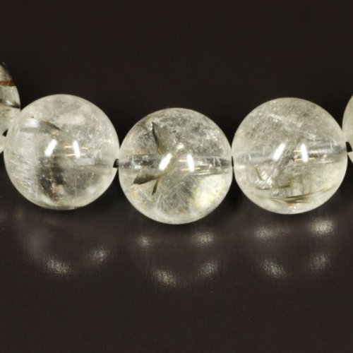 別のアングル写真2: ブルッカイトの存在感が際立つ  9ミリ  一点物  プラチナルチル  ブレス   29g  Pr92  商品動画あり  お守り効果  贈答品  / 誕プレ 魔除け 運気向上 お揃い プレゼント お祝  高品質 / 京海堂