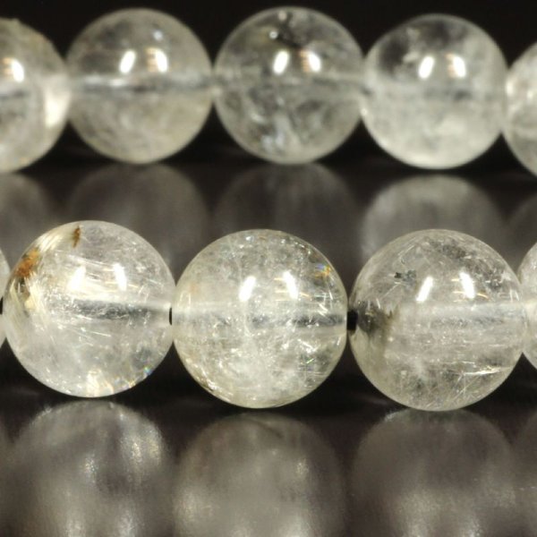 画像14: ブルッカイトの存在感が際立つ  9ミリ  一点物  プラチナルチル  ブレス   29g  Pr92  商品動画あり  お守り効果  贈答品  / 誕プレ 魔除け 運気向上 お揃い プレゼント お祝  高品質 / 京海堂