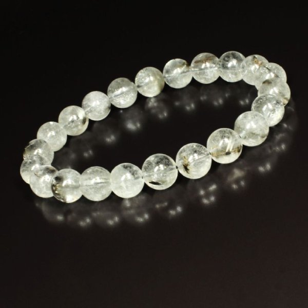 画像3: ブルッカイトの存在感が際立つ  9ミリ  一点物  プラチナルチル  ブレス   29g  Pr92  商品動画あり  お守り効果  贈答品  / 誕プレ 魔除け 運気向上 お揃い プレゼント お祝  高品質 / 京海堂