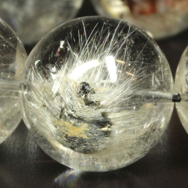 画像10: ブルッカイトが盛りだくさん  17〜19ミリ  一点物  プラチナルチル  ブレス   gPr13  大開運セット付  商品動画あり  お守り効果  ギフト  贈り物    / 誕プレ 魔除け 運気向上 お揃い クリスマスプレゼント お祝  高品質 / 京海堂