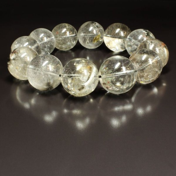 画像26: ブルッカイトが盛りだくさん  17〜19ミリ  一点物  プラチナルチル  ブレス   gPr13  大開運セット付  商品動画あり  お守り効果  ギフト  贈り物    / 誕プレ 魔除け 運気向上 お揃い クリスマスプレゼント お祝  高品質 / 京海堂