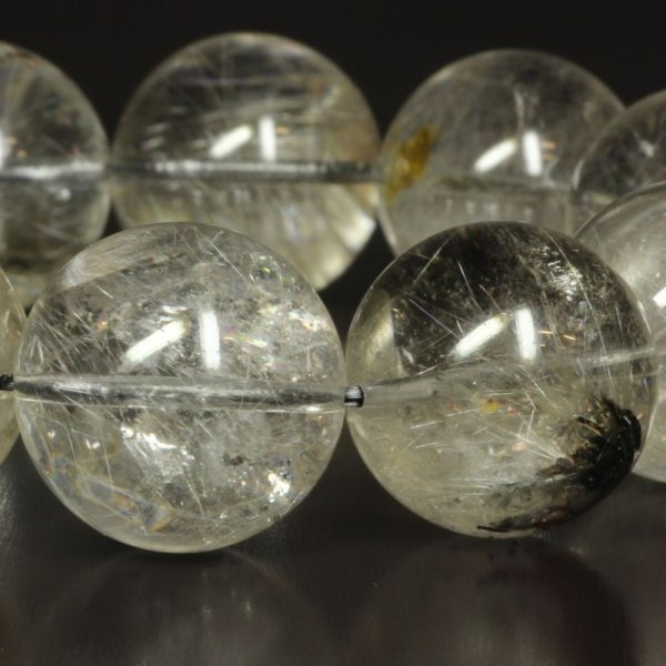 画像18: ブルッカイトが盛りだくさん  17〜19ミリ  一点物  プラチナルチル  ブレス   gPr13  大開運セット付  商品動画あり  お守り効果  ギフト  贈り物    / 誕プレ 魔除け 運気向上 お揃い クリスマスプレゼント お祝  高品質 / 京海堂