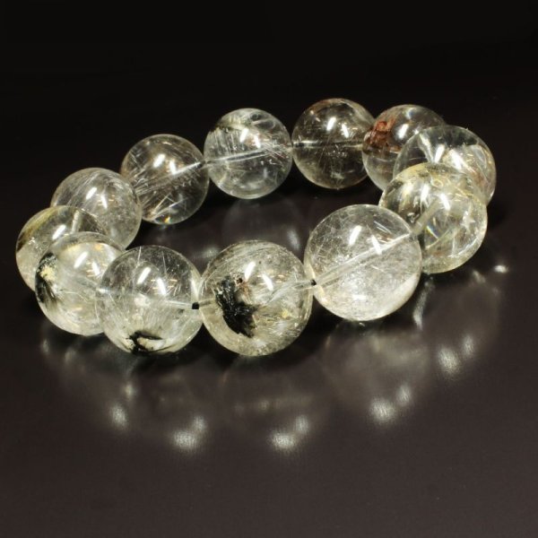 画像3: ブルッカイトが盛りだくさん  17〜19ミリ  一点物  プラチナルチル  ブレス   gPr13  大開運セット付  商品動画あり  お守り効果  ギフト  贈り物    / 誕プレ 魔除け 運気向上 お揃い クリスマスプレゼント お祝  高品質 / 京海堂