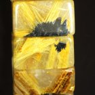 別のアングル写真2: 成功者の証に  16mm  一点物  太陽放射ルチル  バングル  55g  ＴＨＢ17  開運セット  最強金運  金針水晶のお守り効果  贈答品  ギフト  / プレゼント お祝 高品質 / 京海堂