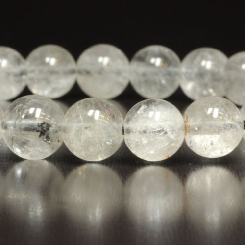 別のアングル写真2: 神秘のエナジー  8ミリ  一点物  プラチナルチル  ブレス   16g  Pr97  銀針水晶  お守り効果  贈答品  ギフト  / 誕プレ 魔除け 運気向上 お揃い クリスマスプレゼント お祝  高品質 / 京海堂