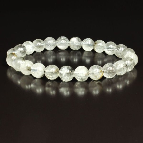 画像18: 白銀に輝くブルッカイトが素敵  8ミリ  一点物  プラチナルチル  ブレス   18g  Pr84  商品動画あり  水晶のお守り効果  ギフト  / 誕プレ 魔除け 運気向上 お揃い クリスマスプレゼント お祝  高品質 / 京海堂