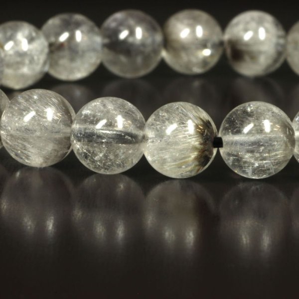 画像11: 白銀に輝くブルッカイトが素敵  8ミリ  一点物  プラチナルチル  ブレス   18g  Pr84  商品動画あり  水晶のお守り効果  ギフト  / 誕プレ 魔除け 運気向上 お揃い クリスマスプレゼント お祝  高品質 / 京海堂