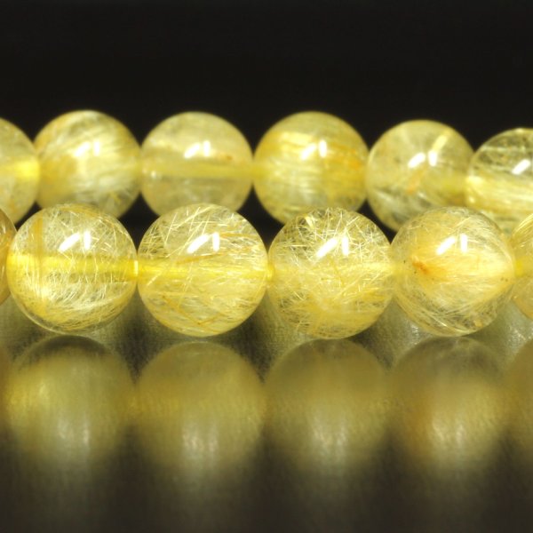 画像15: キャッツアイ効果も出ている  8ミリ  一点物  ゴールドルチル  ブレス   18g  PGR9  開運セット  金針水晶のお守り効果  ギフト  / 誕プレ 魔除け 運気向上 お揃い プレゼント お祝  高品質 / 京海堂