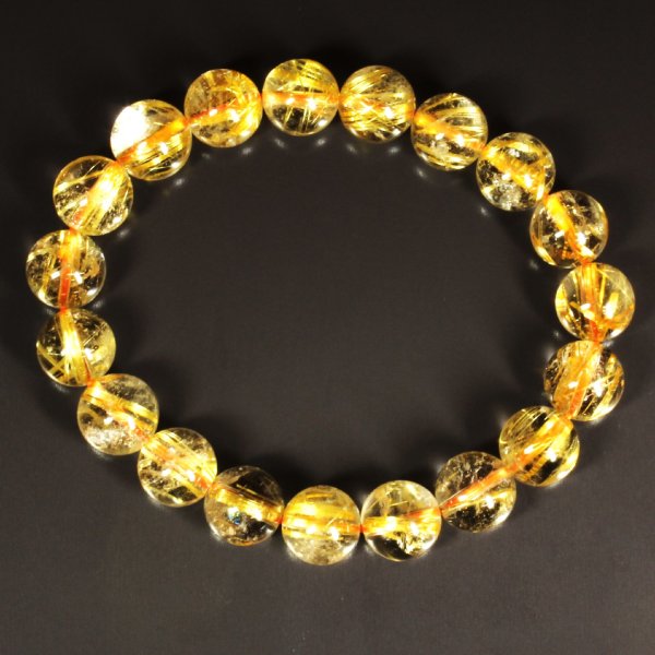 画像4: 黄金のオーラが半端ない  11ミリ  一点物  ゴールド  タイチンルチル  ブレス   TPR3  大開運セット  水晶のお守り効果  ギフト  / 誕プレ 魔除け 運気向上 お揃い クリスマスプレゼント お祝  高品質 / 京海堂