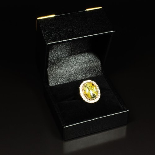 別のアングル写真2: キラキラ感が半端ない  一点物  太陽放射ルチルリング  TRR3  14号  シルバー925  ピンクゴールドカラー  指輪  金針水晶  お守り効果  勝ち運  贈り物   /プレゼント お祝 高品質 / 京海堂